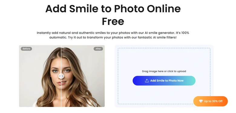Fotor AI Smile Filter