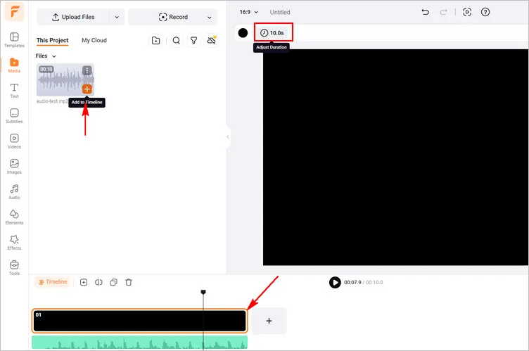 Add Sound Effects to an Audio File - Add Audio