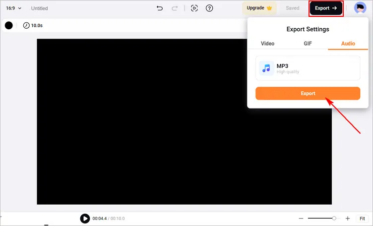 Add Sound Effects to an Audio File - Export