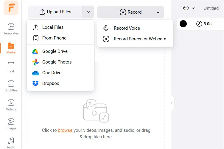 Add Sound Effects to an Audio File - Upload Audio