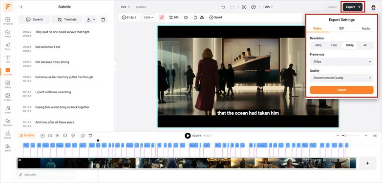 Check the Subtitle and Download the Video