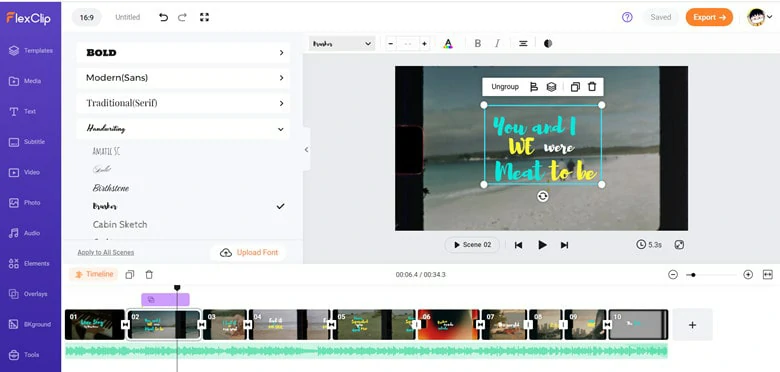 Manually Type in Text and Make Edits to Your MP4 Video