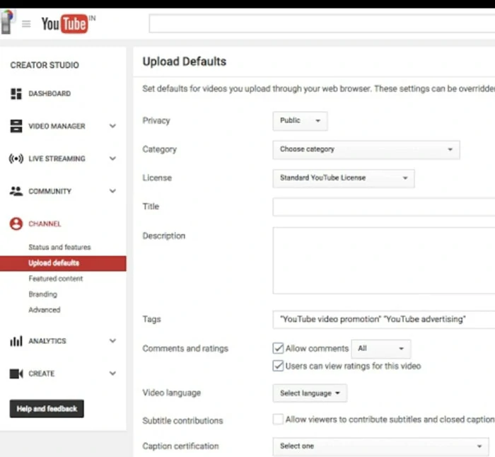 Add Tags When You Upload YouTube Videos