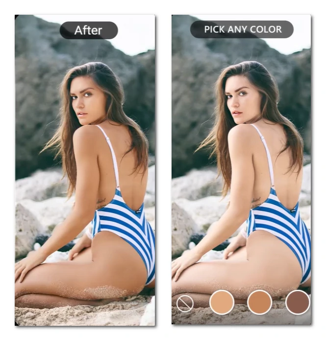 YouCam AI Tan Filter