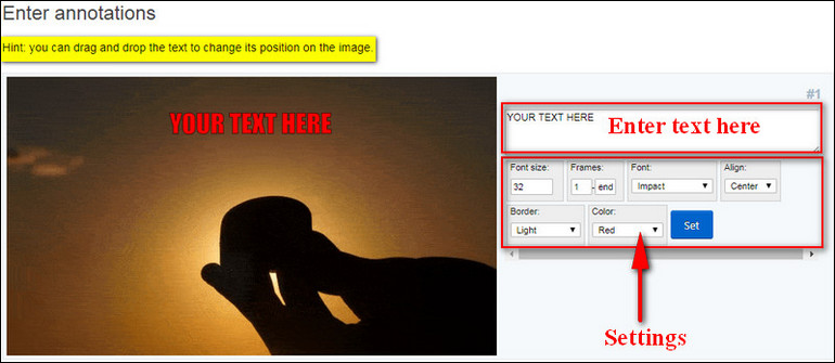 How to Add Text to a GIF - Top GIF Caption Makers