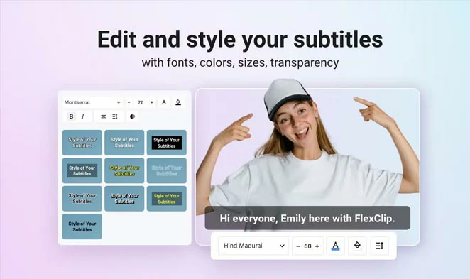 Easily customize the text styles of auto-generated captions in YouTube videos