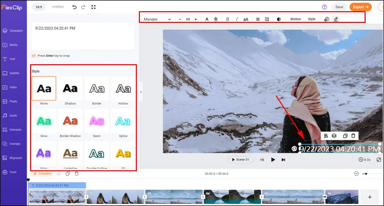 How to Add Timestamp to Videos Photos Already Taken FlexClip