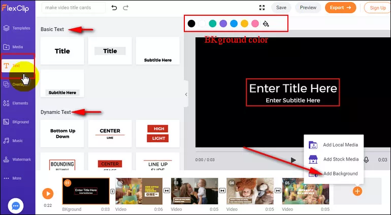 Add Title Card