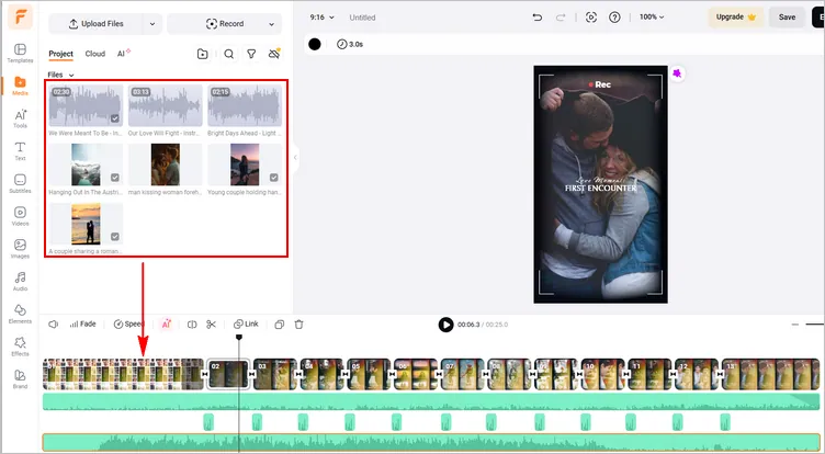 Add Multiple Sounds to TikTok with FlexClip - Add