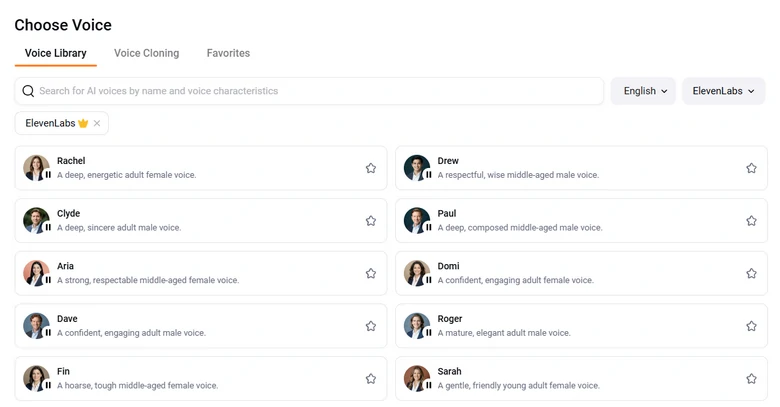 Generate AI Voice