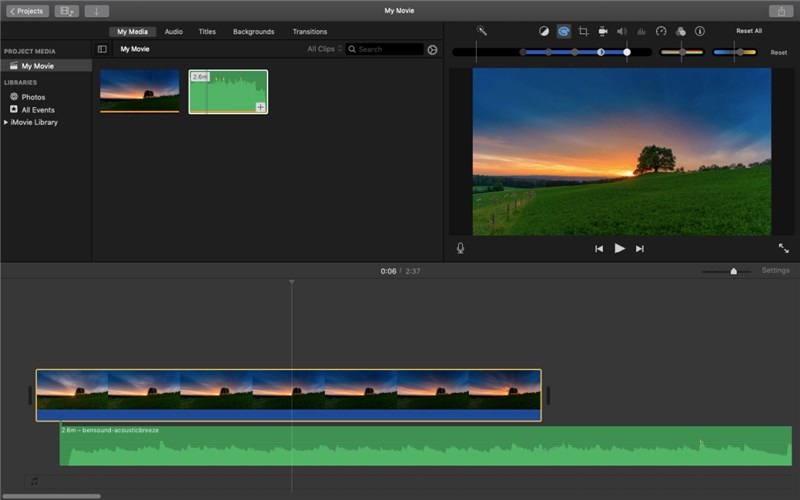 Free Adobe Premiere Alternatives - Apple iMovie