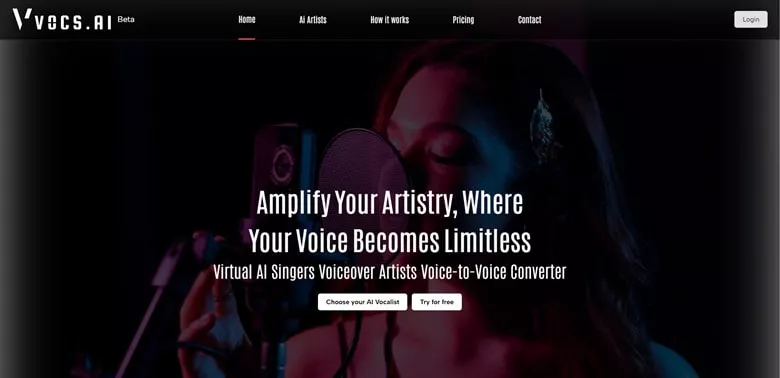 Advertising Voice Generator Online - Vocs.AI