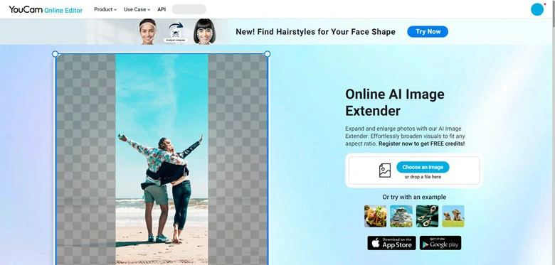 Al Album Cover Expander Online - YouCam Online Editor