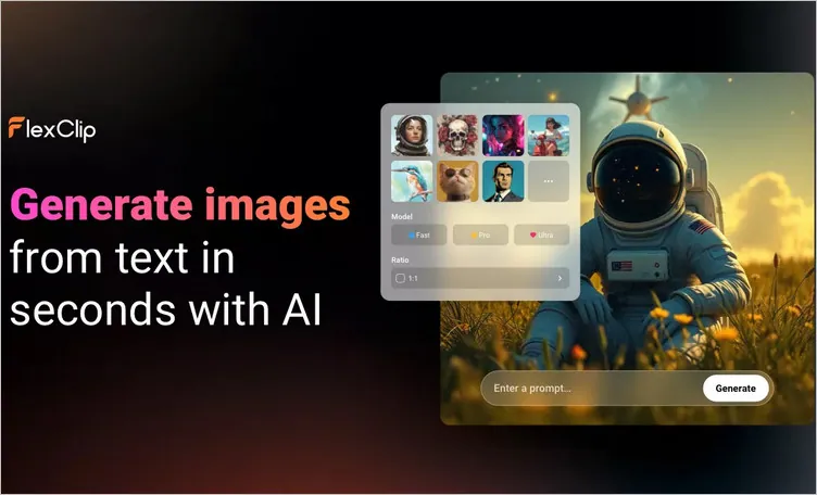 FlexClip’s AI Image Generator for Animal Rescue Character