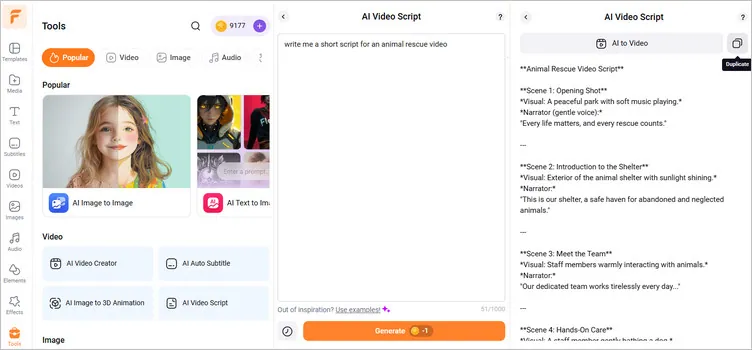 Generate Emotional Animal Rescue Stories
