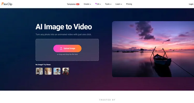 AI Image to Video Generator - FlexClip