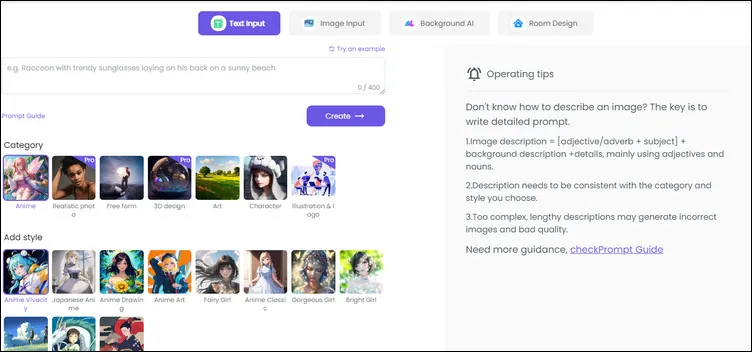 AI Anime Character Generator - Text To Anime