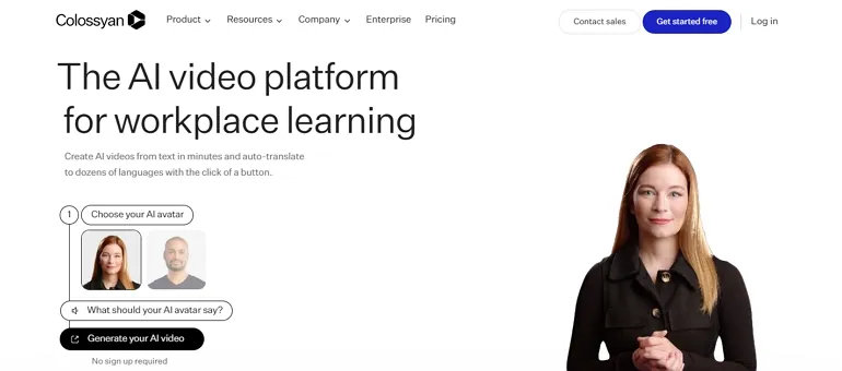 AI Avatar Video Generator - Colossyan