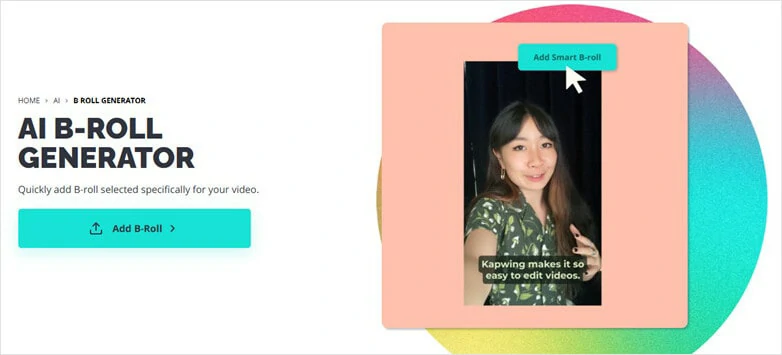 Best AI B-roll Generator - Kapwing