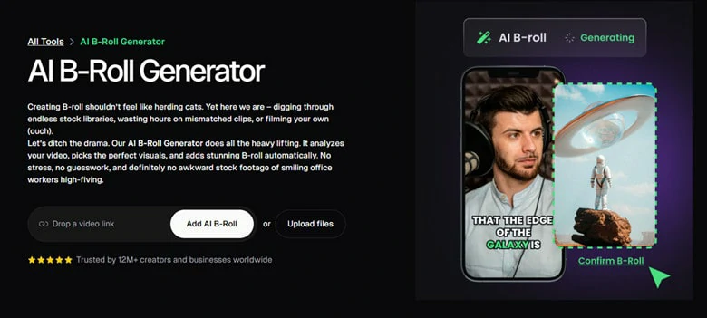 Best AI B-roll Generator - Opus Clip