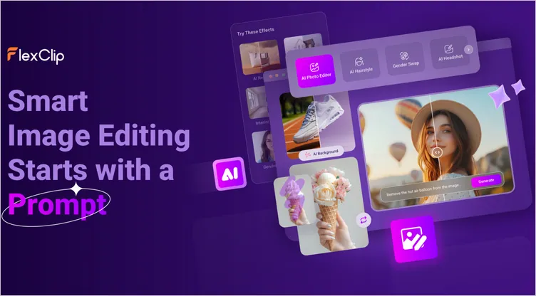 FlexClip's AI Photo Editor Turning Your Baby into a Fashion Model