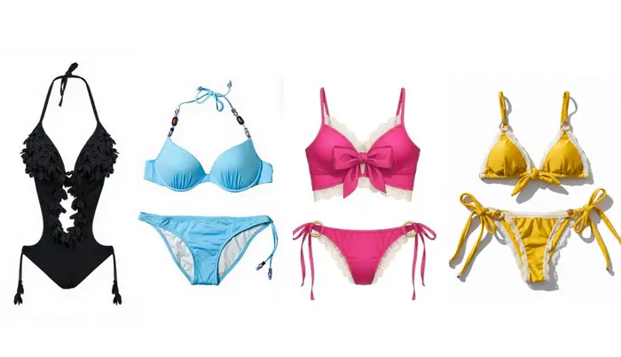 水着スタイル写真素材