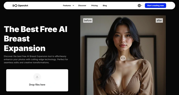 OpenArt AI Breast Expansion Tool