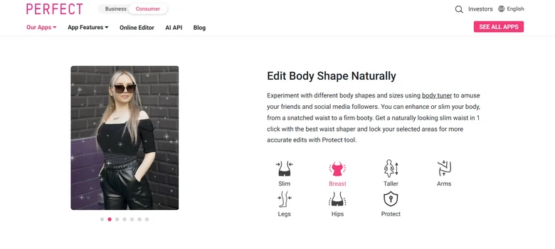 YouCam Perfect AI Breast Expansion Tool