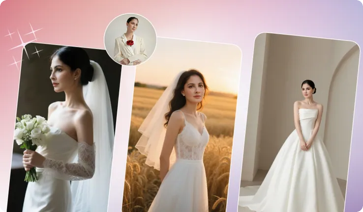 Generate AI Bridal Photo