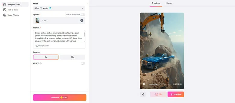 Make Setting for the Image Generation
