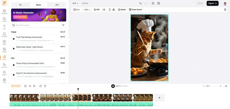 Combine Cat Videos and Make Edits for Appealing Sharing