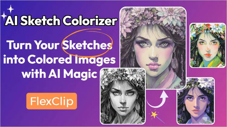 AI Sketch Colorizer: FlexClip