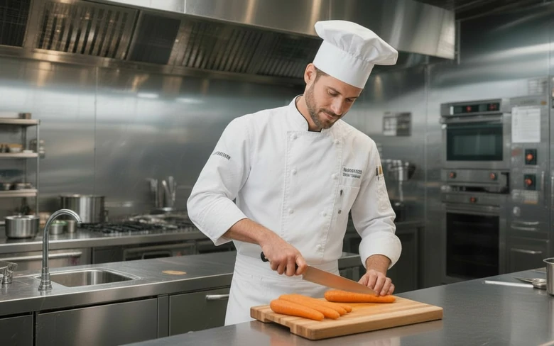 AI Edited Cook Photo from FlexClip