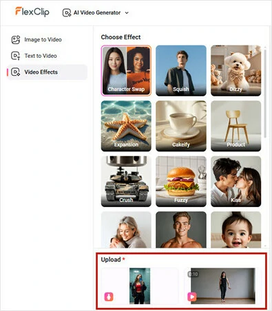 Upload a Dancing Video and Character Image