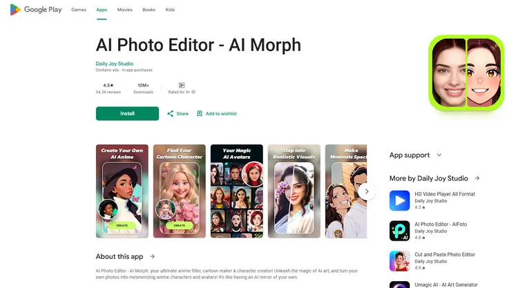 Add Your AI Filter Photo - AI Morph