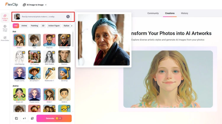 Upload Your Photos - FlexClip