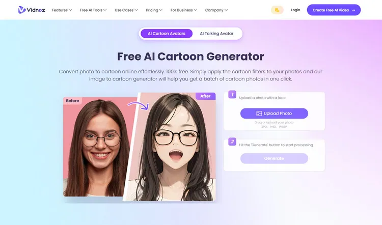 Add Your AI Filter Photo - Vidnoz