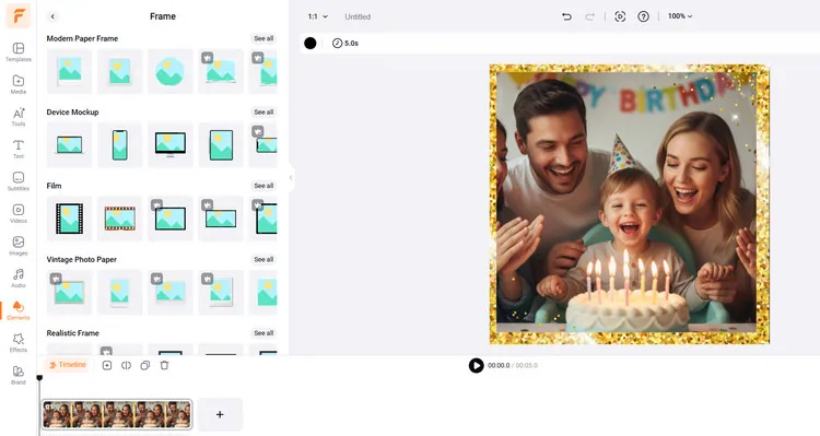 Level up AI Family Photo - FlexClip
