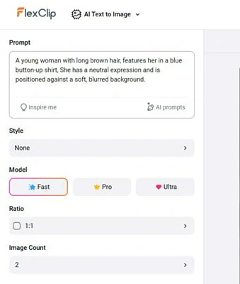 Describe the Fashion Model You Want with FlexClip's AI Fashion Model Generator