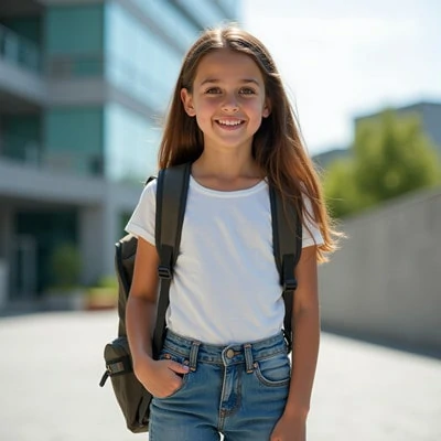 Energetic Teenage Model Generated by FlexClip