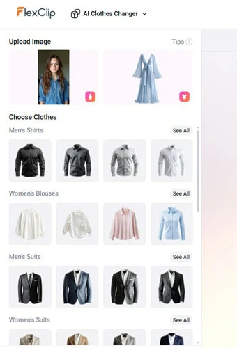Let the Model Virtually Wear Your Clothes