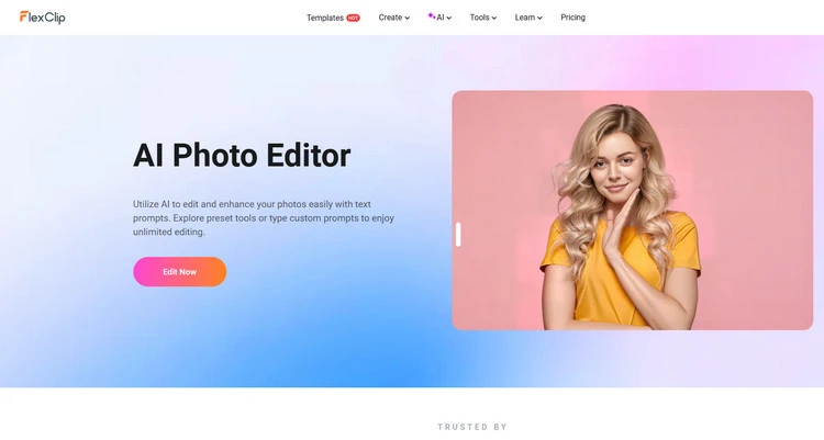 AI Photo Editor - FlexClip