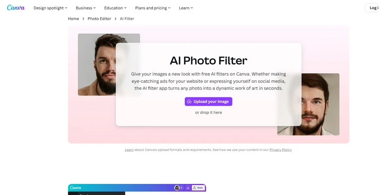 The Excellent Online AI Filter Generator - Canva