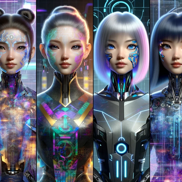 DALL.E 3 Generated AI Girl Images