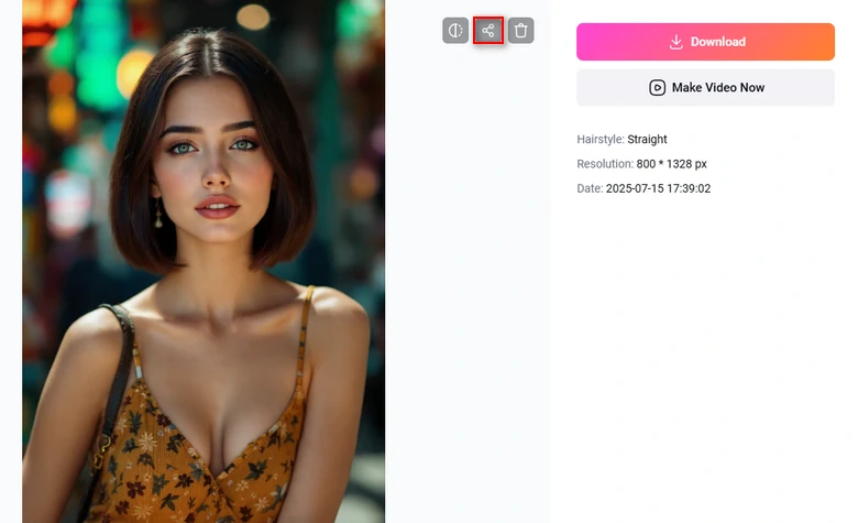 Share New Hairstyle Photo