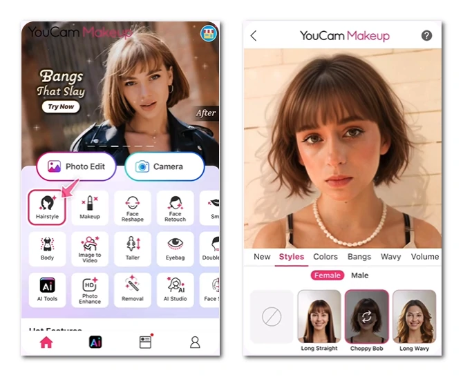 YouCam Hairstyle Changer Overview