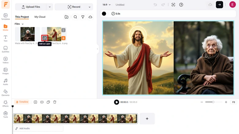 Create Photo Collage of You & Jesus