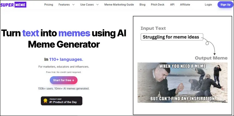 AI Text to Meme Generator - Supermeme.ai