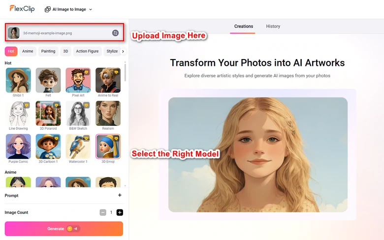 Create 3D Memoji from a Single Portrait