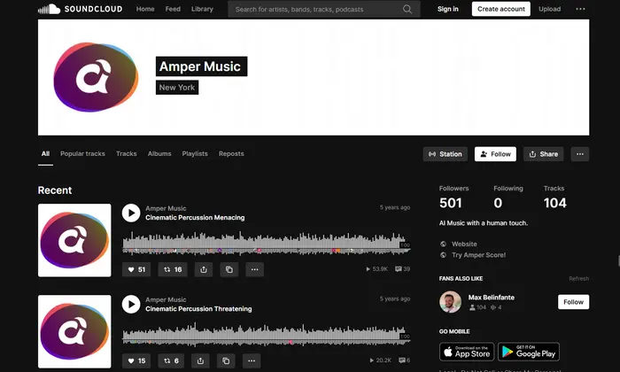 Amper Music-AIで音楽生成オンラインサービス